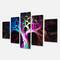 Designart - Magical Multi color Psychedelic Tree - Contemporary Canvas Art Print